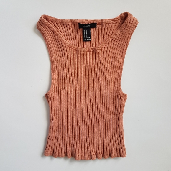 Forever 21 Tops - Forever 21 - Ribbed Sleeveless Top